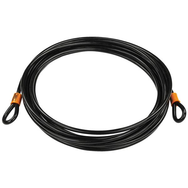 Burg Wächter 39610 Snap+Lock Steel Cable Lock Black Adjustable Com...