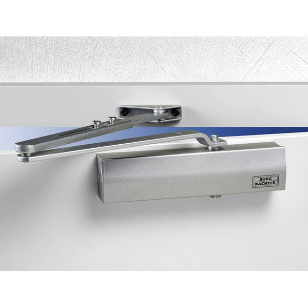 Burg Wächter 17510 Silver Door Closer 503 Series Nan Coated