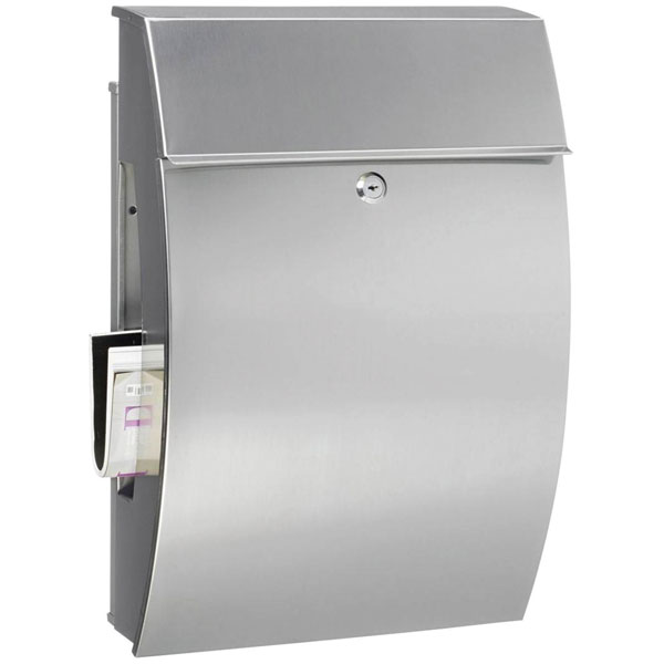 Burg Wächter Hamburg 3815 Ni Letterbox Stainless Steel Protective ...
