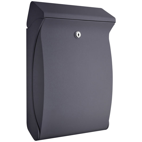 Burg Wächter SWING 4906 ANT Letterbox Plastic Anthracite DIN C4 2 Keys