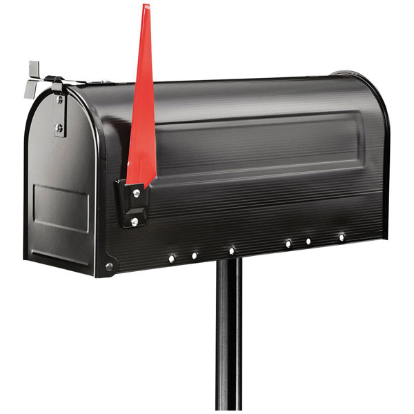 Burg Wächter 18650 US-PFOSTEN 893 Pole Steel Black 1 Piece High-St...