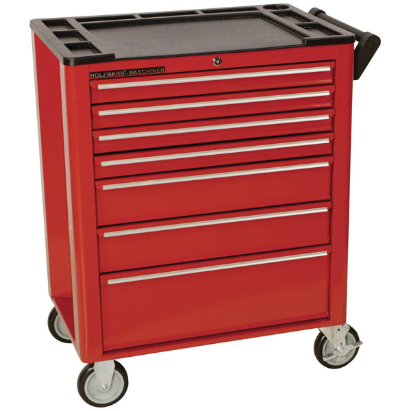 Holzmann WW790W Workshop Trolley Red Durable Ample Storage
