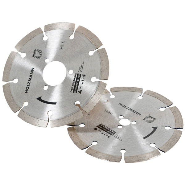 Holzmann DBS125DIAM Diamond Replacement Blades 2Pieces Durable Cutting