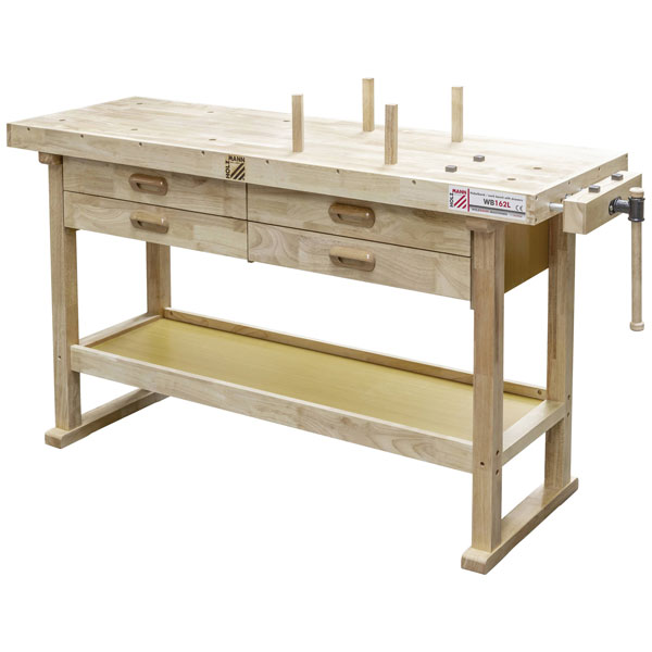 Holzmann WB162L Planer Bench 1625x860x510mm Solid Wood For Workshops