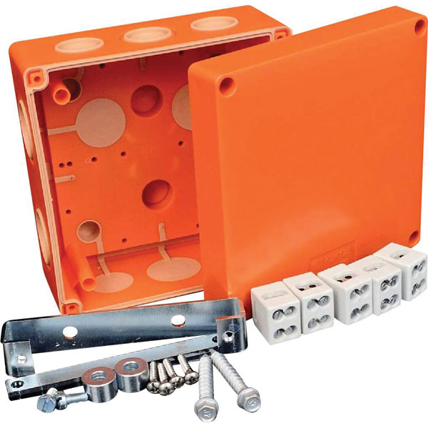 KOPOS KSK 125_PO6P Cable Splitter 126x126x77mm Orange IP66 1Piece