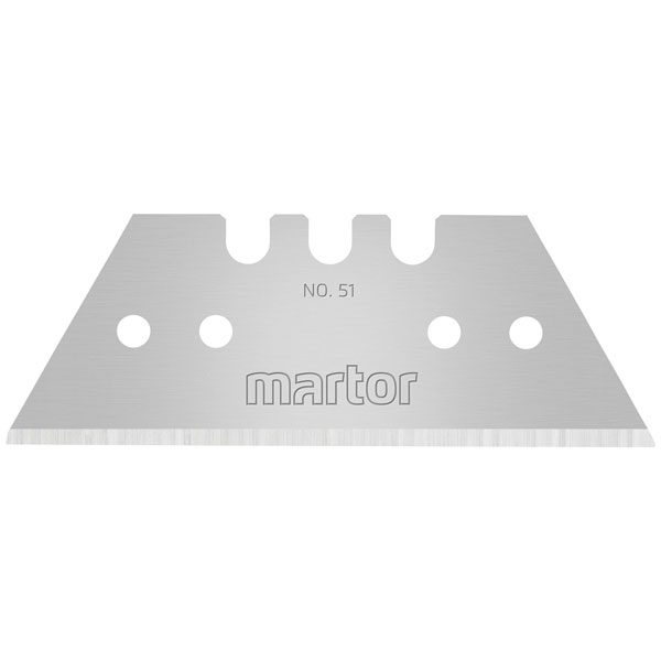 Martor 51.70 Trapezoidal Blade 10 Pieces High-Quality Steel Double...