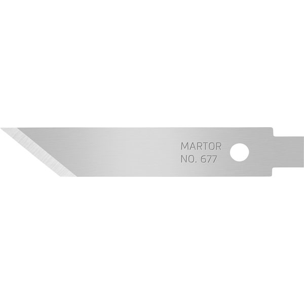 Martor 677.50 Spare Blade Steel Sharp 37x6.1x0.5mm 10 Pack For GRA...