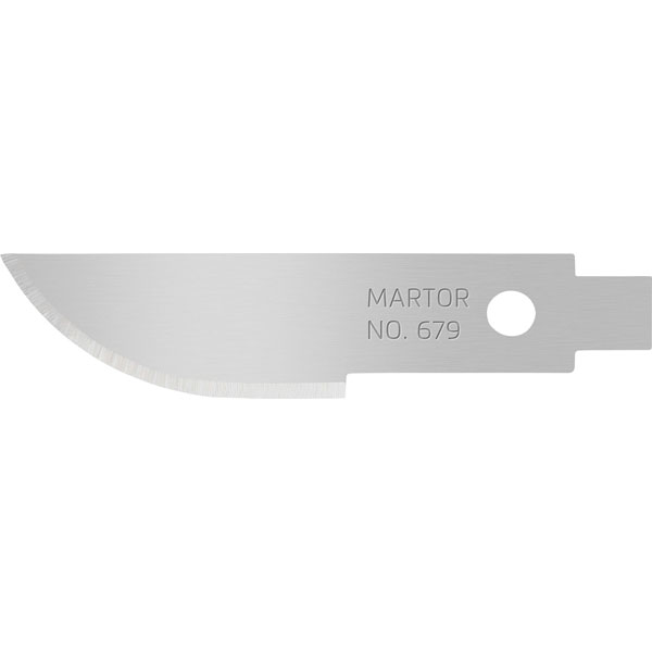 Martor 679.50 Replacement Blade Convex Steel 32x7x0.5mm 10 Pieces