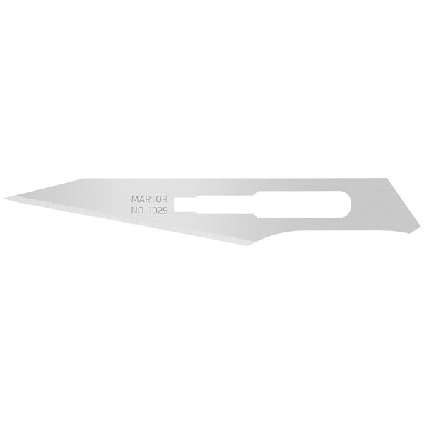 Martor 1025.50 Scalpel Blade 10 Pieces High-Quality Steel Sharp Edge