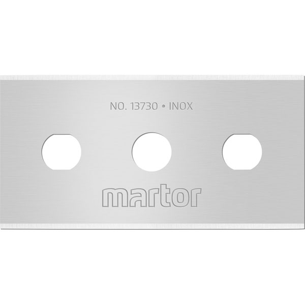 Martor 13730.60 Blade Stainless Steel 4 Edges 10 Pieces Food Safe