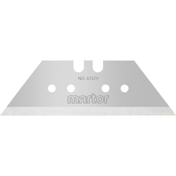 Martor 61329.50 Trapezoidal Blade Steel 10 Pieces Sharp 2-way Cutt...