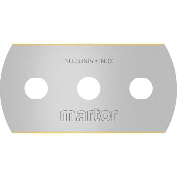 Martor 83615.35 Replacement Blade Stainless Steel Tin Coated 500 P...