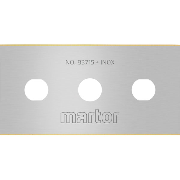 Martor 83715.35 Replacement Blade 4-Way Tin Coated 500 Pieces