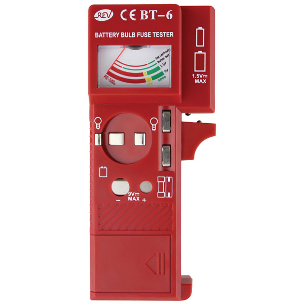 REV 37329012 Battery Tester Digital SW/RT for Rechargeable Batteries