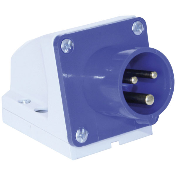 REV 0510615555 CEE CARA Wall Plug 16A 3-Pin 250V 1Piece