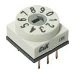 C & K Switches CRE08RRDM1A Rotary Coded Switch BCD 8 Positions Tubular
