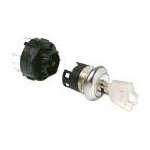 C & K Switches Y200AB2CFWCNQ Keylock Switch 4 Positions DP4T 28VDC 4A