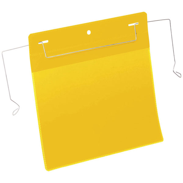 Durable 175304 Wire Label Holder Yellow A4 210x297mm 50Piece Effic...