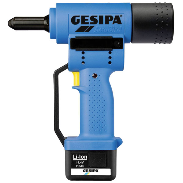Gesipa 1679661 AccuBird Pro Cordless Rivet Gun 18V Li-ion Fast Durable