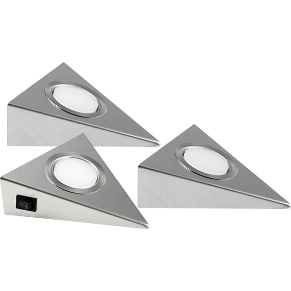 Heitronic 26502 MECANO LED Plinth Light 9W Warm White Built-In LED