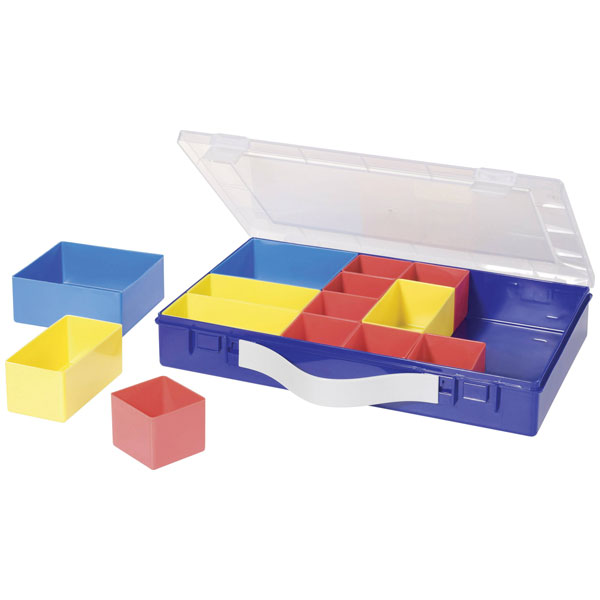 Hünersdorff 600800 Assortment Case 332x232x55mm 14 Var. Compartments
