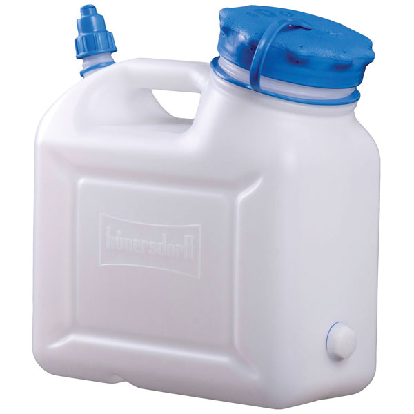 Hünersdorff 818110 Wide Neck Canister 11L Unbreakable HD-PE Natural