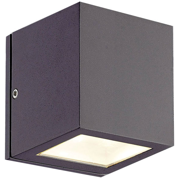 Megatron MT69045 RUNO Outdoor Wall Light GU10 Black 1 Piece