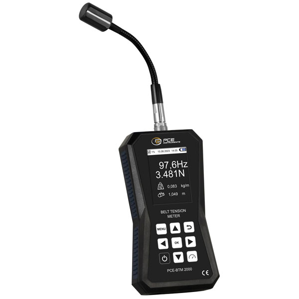PCE Instruments PCE-BTM 2000A Belt Tension Meter 10-900 N Frequenc...