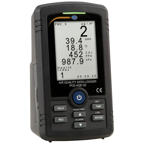 PCE Instruments PCE-AQD 20 Fine Dust Detector Logs Temp Humidity CO2