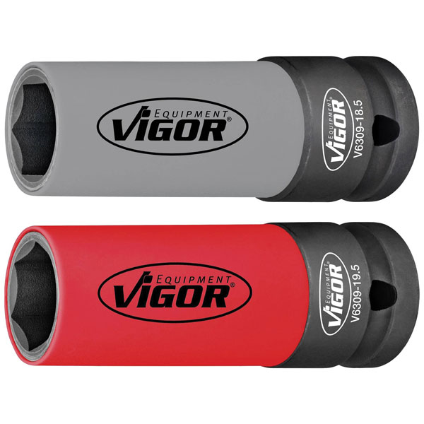 Vigor V6309 Impact Driver Bit Set for Damaged FORD 19 mm Wheel Nuts
