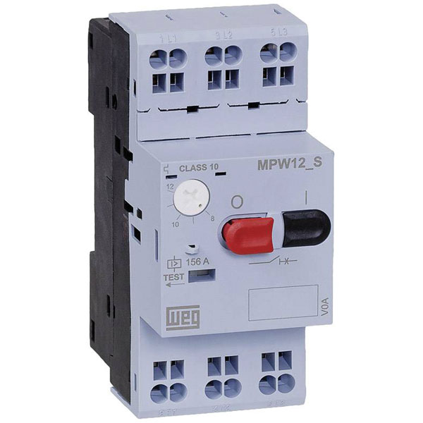WEG MPW12 MPW12-3-D063S Motor Protection Switch 6.3A 5.5kW 100kA