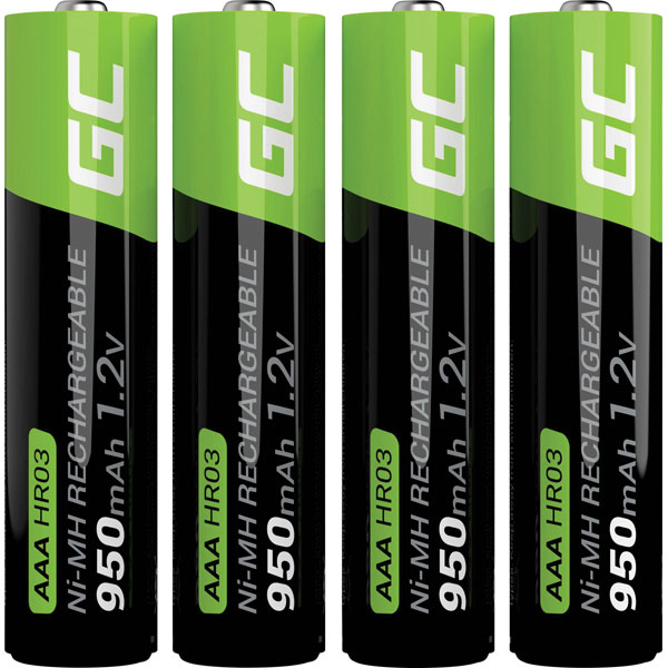Green Cell GR08 Rechargeable AAA Battery 800mAh 1.2V NiMH 2Pieces