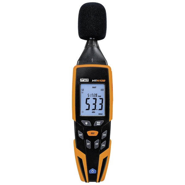 HT Instruments 1010860 HTA102 Sound Level Meter 30-130dB USB Data ...