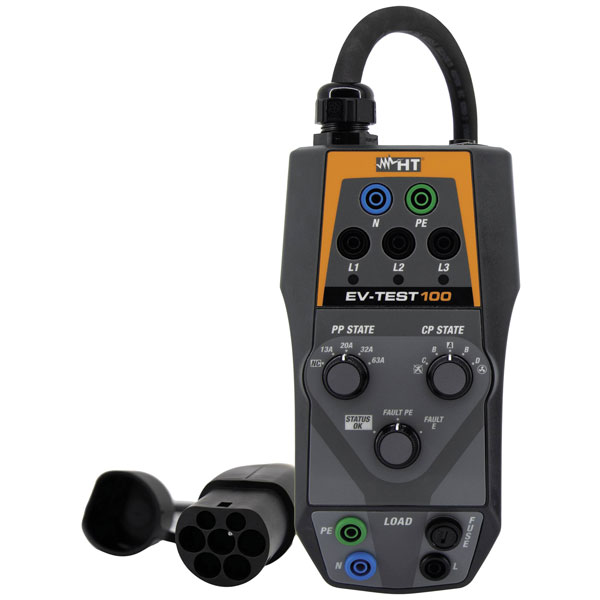 HT Instruments 1010960 EV-TEST100 Test Adapter Type 2 E-charging S...