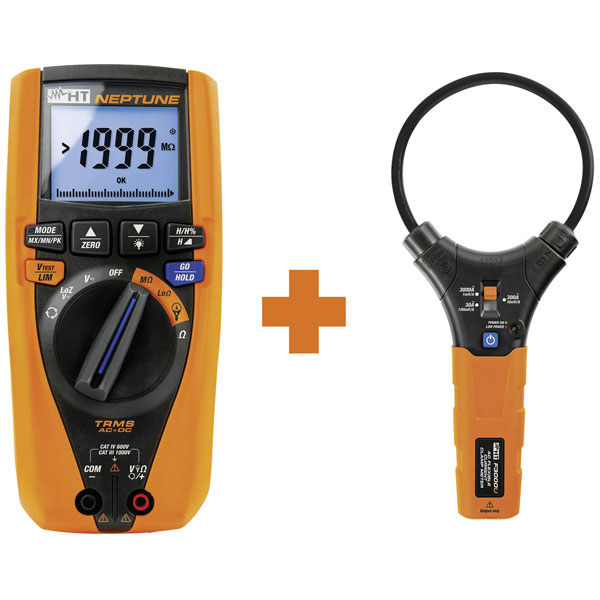 HT Instruments 1010845 HT Neptune + F3000U Electrical Tester Set T...
