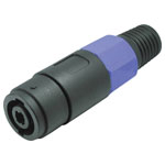 Kash 55230 Audio Jack 4 Straight Pins Sleeve Socket Black 1 piece