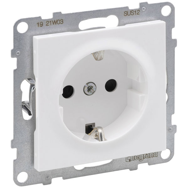 Legrand 765120 Seano PG Socket Ultra White 16A 250V Protective Cover