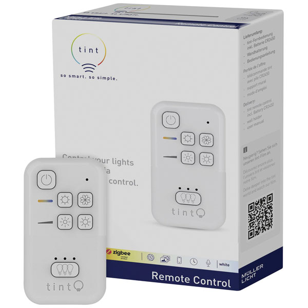 Müller-Licht 404022 Tint Remote Control Intuitive Battery Included