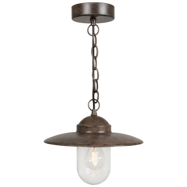 Nordlux 72805009 Luxembourg Outdoor Pendant Light Rust Look Seawat...