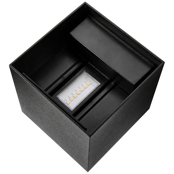 Nordlux 2418331003 Milda Kubi LED Outdoor Wall Light Black 4.9W Up...