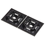 Panduit ABM2S-AT-C0 Cable Mount Black 4-Way Holder High Adhesive Power