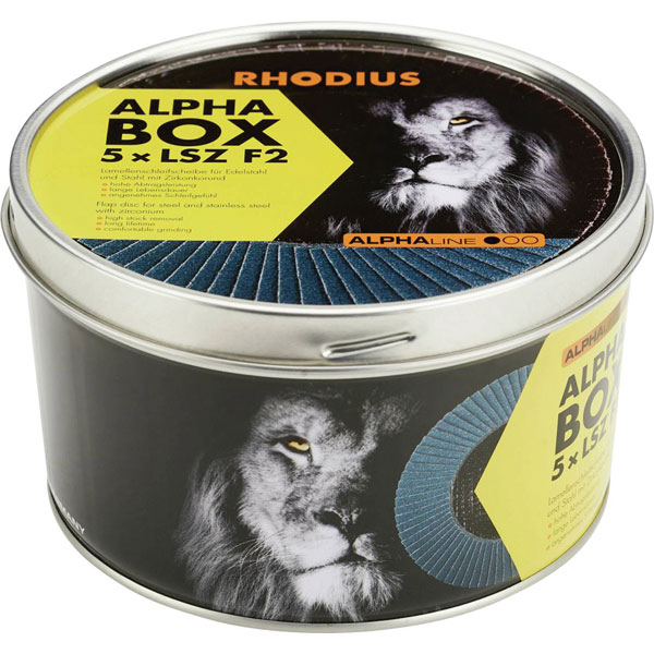 Rhodius 211308 VISION PRO PACK Flap Disc 115mm Transparent when Tu...