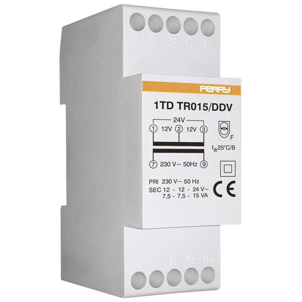 Wallair 1TDTR3840 Bell Transformer 4V/8V/12V 2A 1 piece