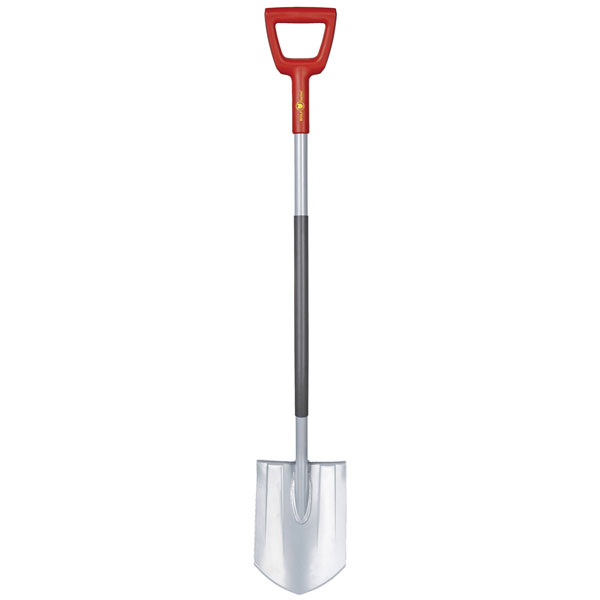 WOLF-Garten 73ADA006650 Round-Point Shovel Ergonomic Hardened Steel