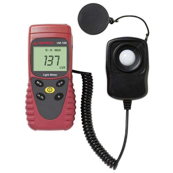Beha Amprobe LM-120 Lux Meter 1-200000 lx Measures Visible Light