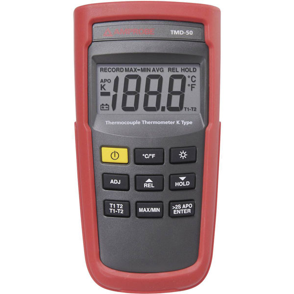 Beha Amprobe 3730150 TMD-50 Thermometer -60 to +1350°C Type K Dual...