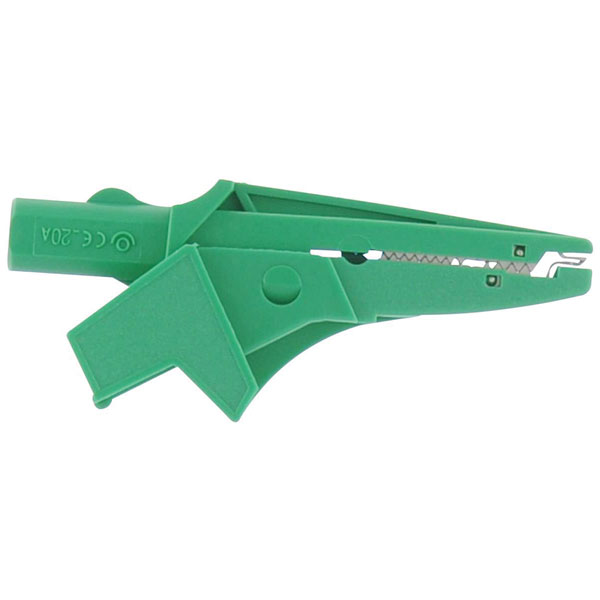Metrel 20991646 A 1309 Alligator Clip Green ensures good contact