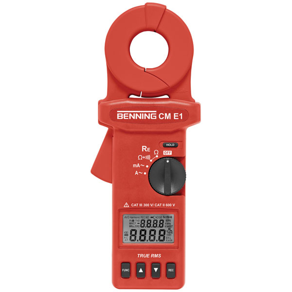 Benning 044684 CM E1 Earth Clamp Meter for Resistance & Leakage Me...