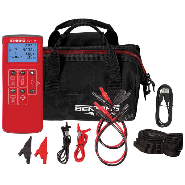 Benning 05042101 PV 1-1+ Electrical Tester Set with Enhanced Compa...