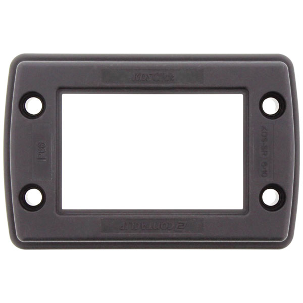 CONTA-CLIP 28502.4 KDS-SR Cable Grommet Black IP66 126x70mm Foamed...